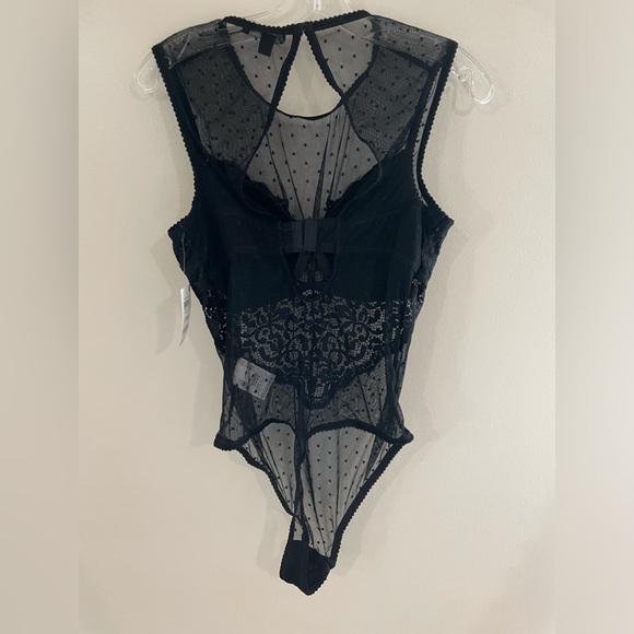 INC Sheer Lace Teddy Bodysuit/ Lingerie - Picture 5 of 9